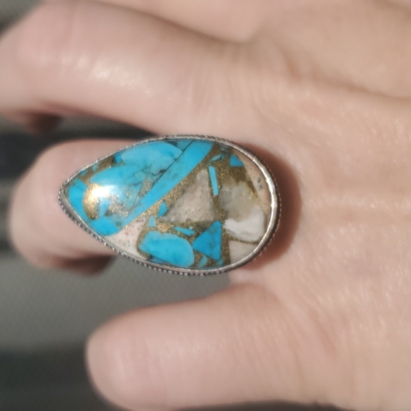 New Spiny Oyster 925 Silver Ring. - Picture 9 of 13